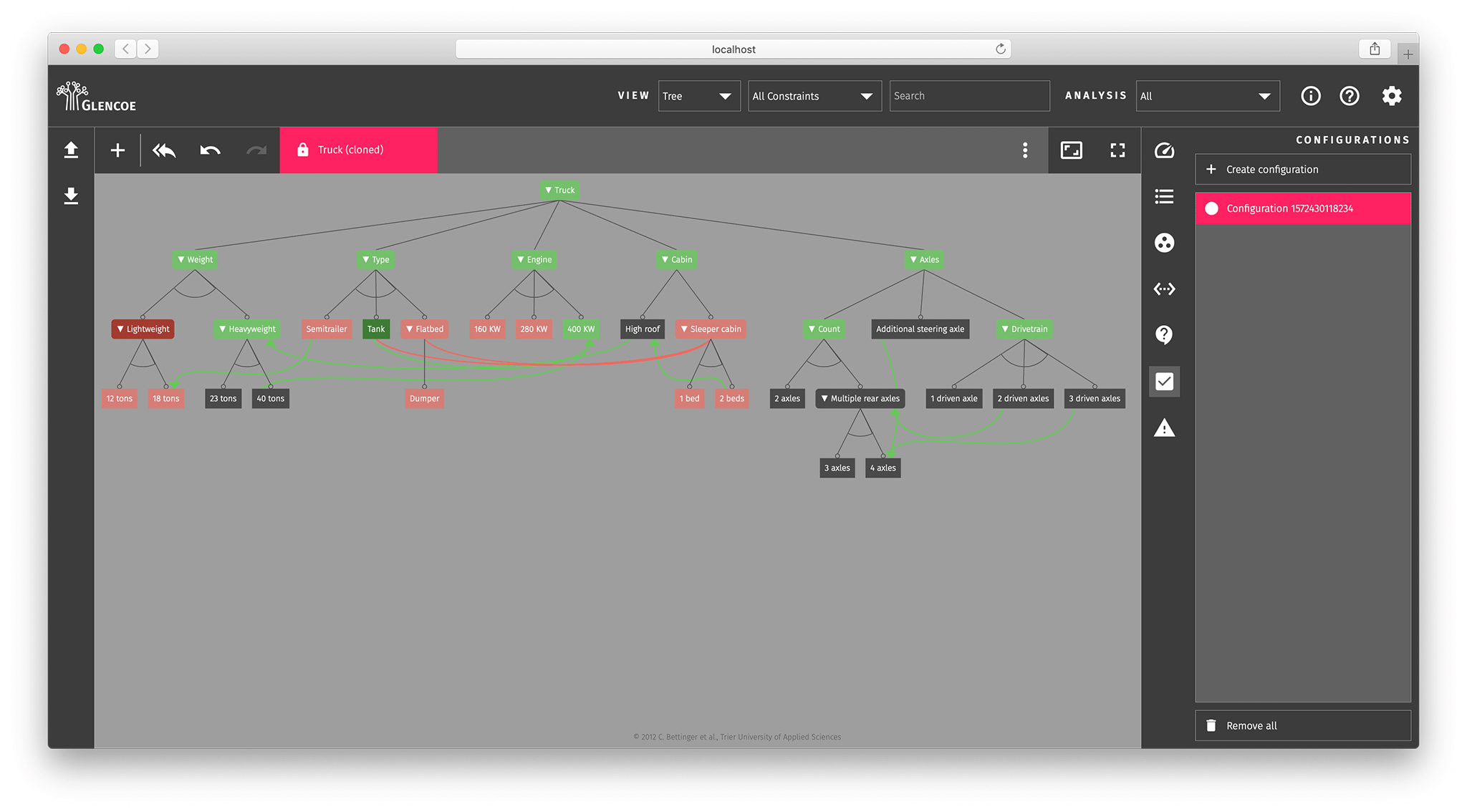 Configuring a product